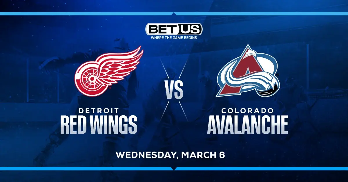 Red Wings Vs Avalanche Prediction Odds And ATS Pick