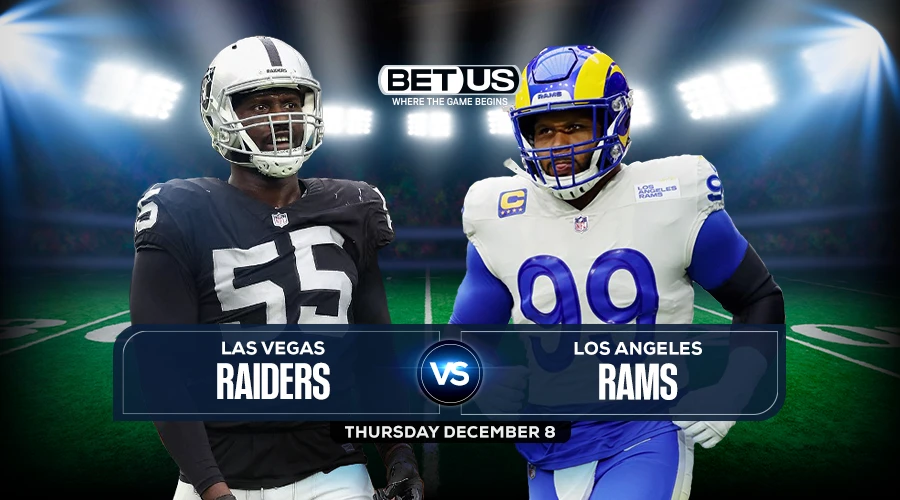 Raiders vs Rams Prediction, Stream, Odds & Picks Dec 8