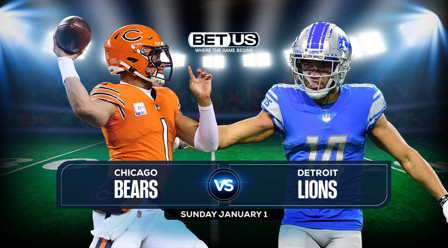 Bears vs Lions Prediction, Stream, Odds and Picks Jan 1