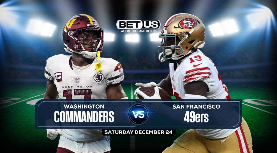 Washington Commanders vs. San Francisco 49ers odds for NFL Week 16