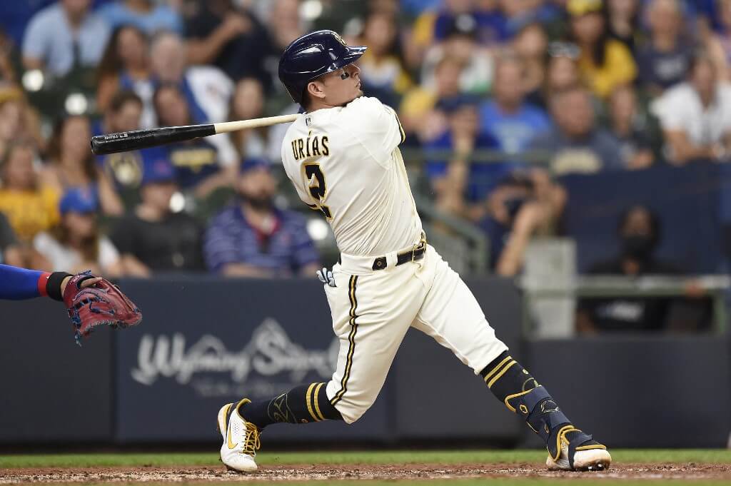 Brewers infielder Urias taking new role in stride Wisconsin News - Bally  Sports