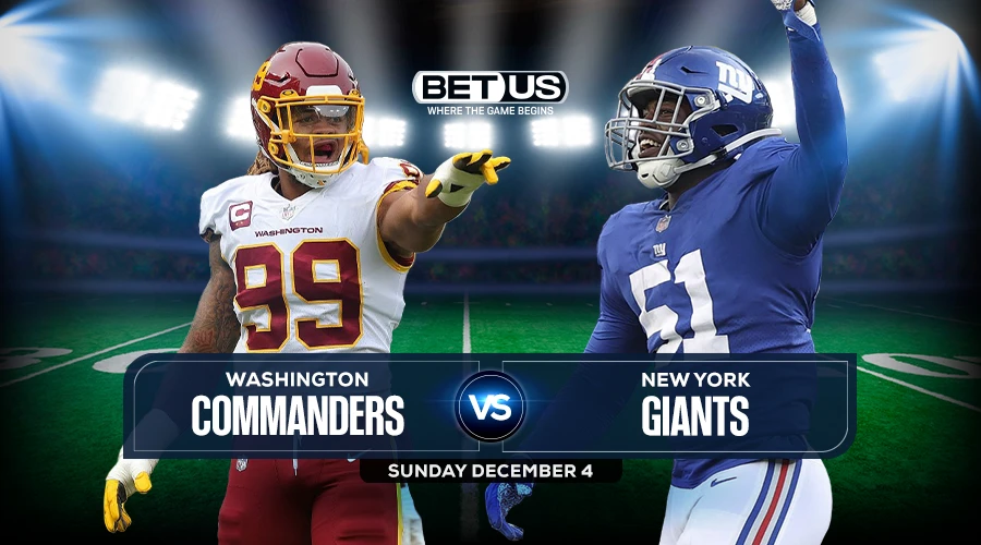 Washington Commanders vs New York Giants - December 04, 2022