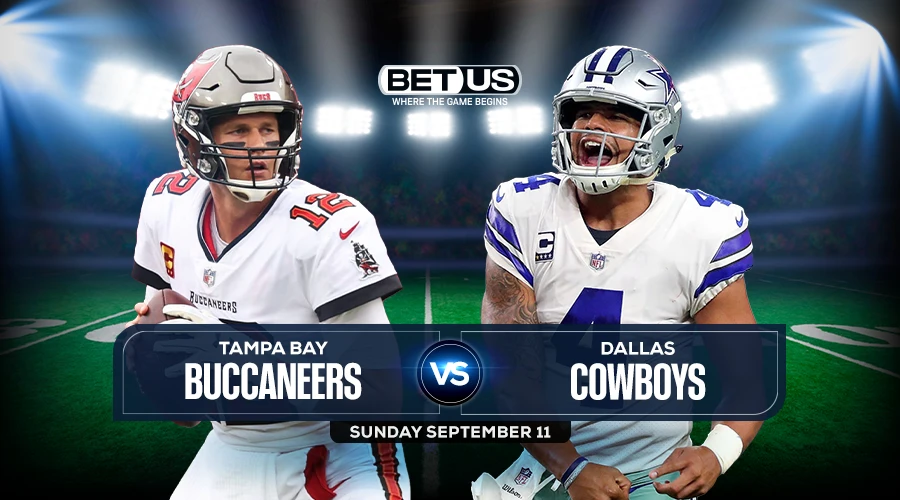Tampa Bay Buccaneers vs. Dallas Cowboys betting odds NFL Week 1 game