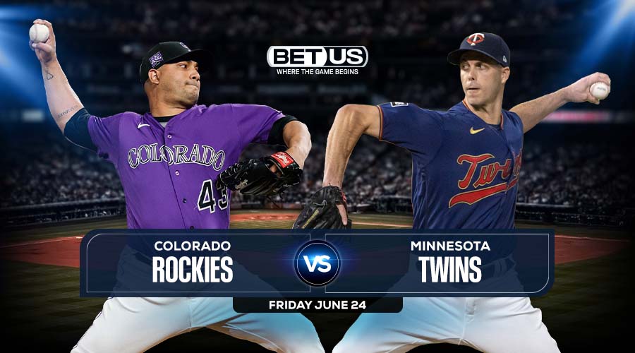 Rockies vs Twins, June 24 Predictions, Preview, Odds & Picks