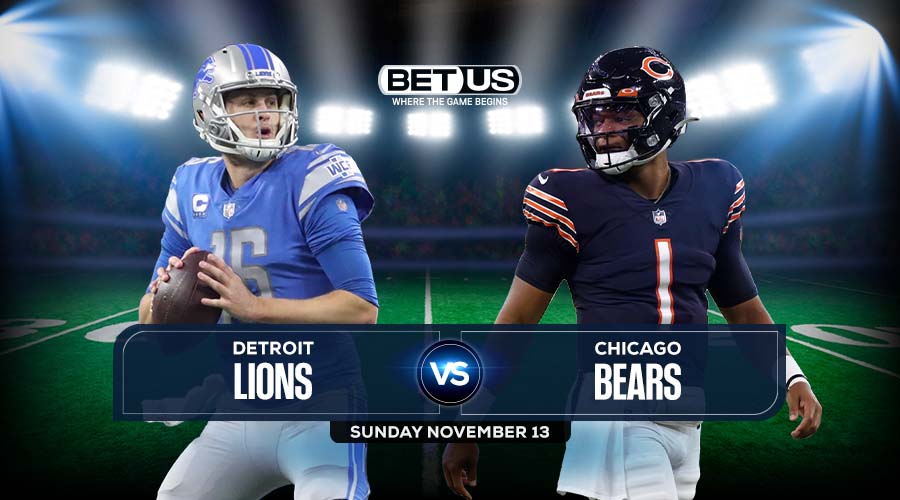Lions vs Bears Prediction, Stream, Odds & Picks - Nov 13