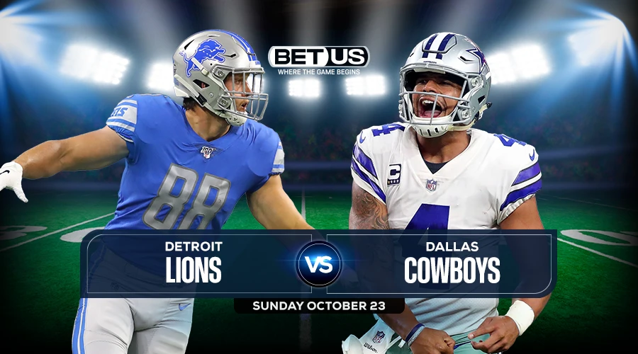 Lions vs Cowboys Prediction, Stream, Odds and Picks