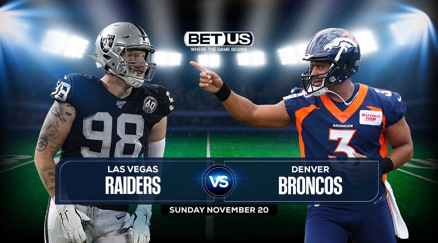 Raiders vs Broncos Prediction, Odds & Picks Nov 20
