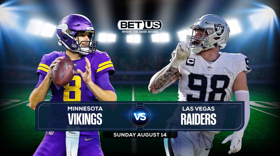 Vikings vs Raiders Predictions, Preview, Stream, Odds & Picks