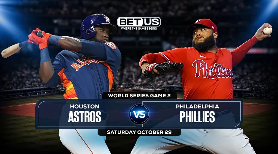 Phillies vs Astros Game 2 Oct 29 Prediction, Odds & Picks