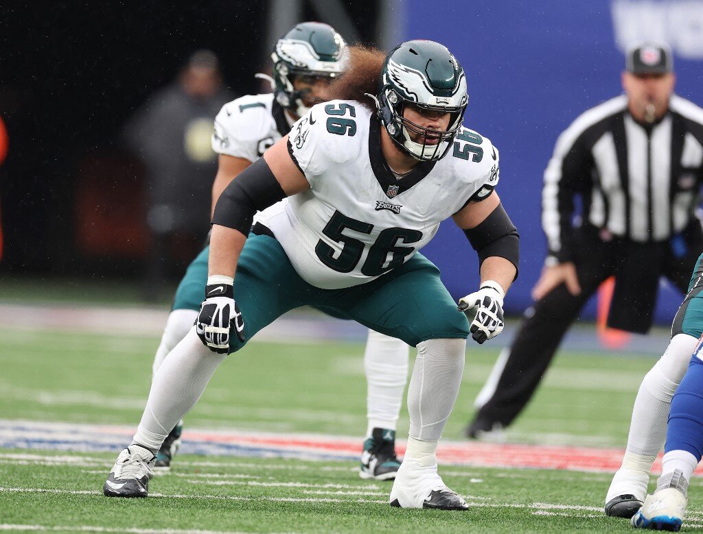 Isaac Seumalo of the Philadelphia Eagles walks off of the field News  Photo - Getty Images