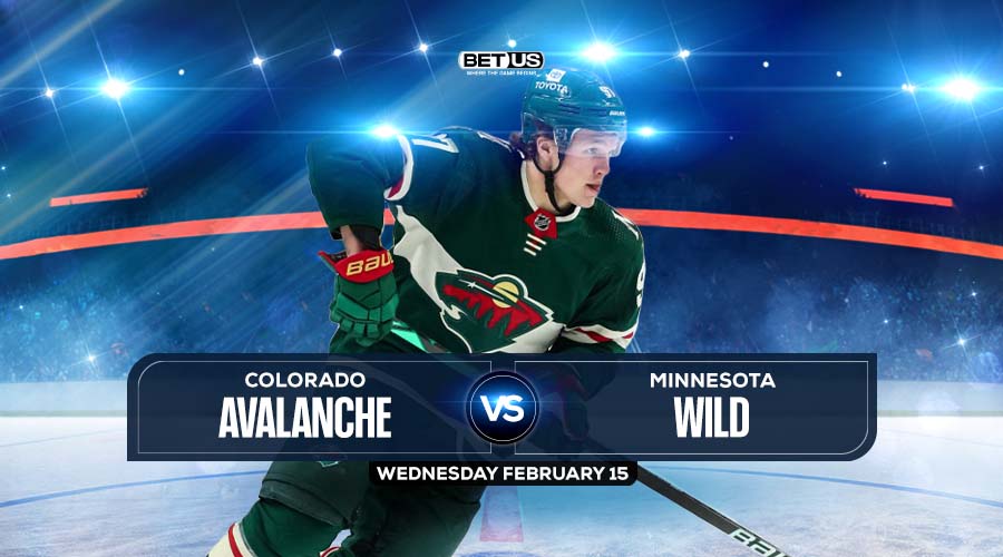 Avalanche vs Wild Prediction, Odds and Picks Feb 15