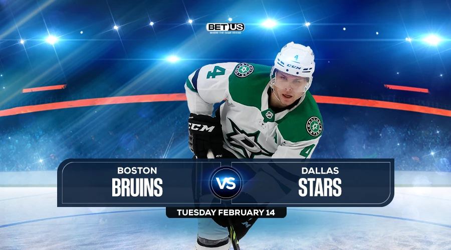 Bruins vs Stars Prediction, Stream, Odds and Picks, Feb 14