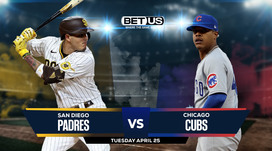 Padres vs Cubs Prediction, Stream, Odds and Picks Apr 25