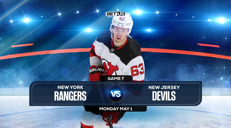 Rangers vs. Devils NHL Playoffs First Round Game 7 Player Props Betting Odds