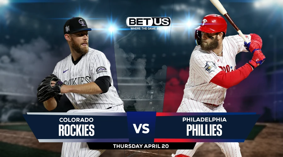 Colorado Rockies vs Philadelphia Phillies Prediction, 4/20/2023 MLB Picks,  Best Bets & Odds