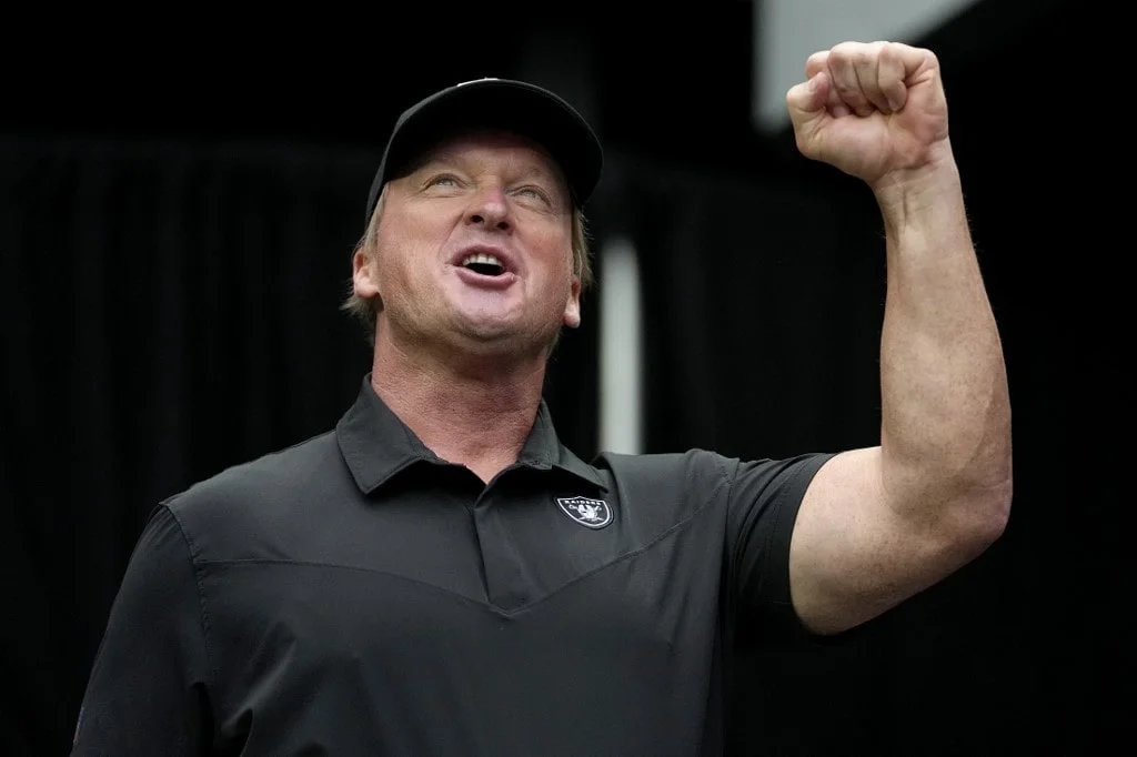 NFL on X: Jon Gruden resigns as head coach of the Raiders. https