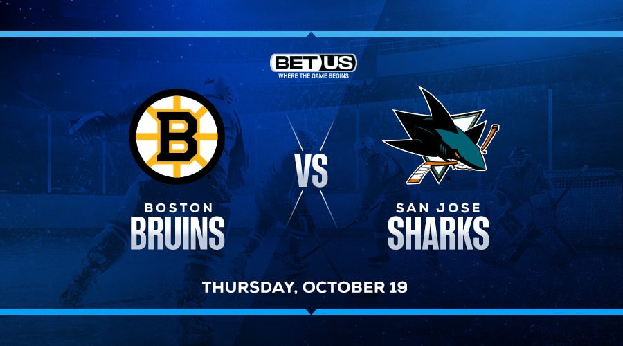Take the Under as Bruins Look to Stay Undefeated vs Sharks