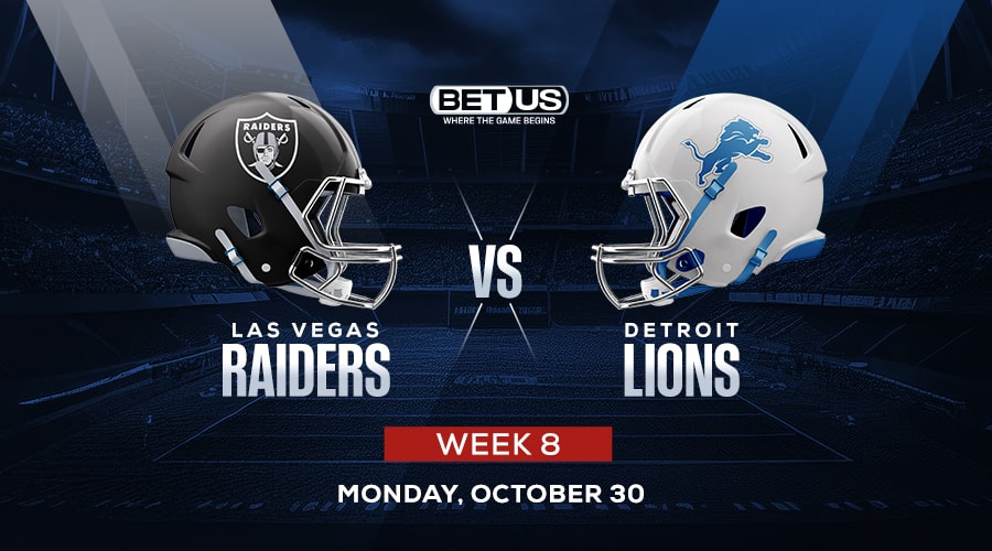 Week 8 NFL Betting Picks Raiders, Lions Look to Rebound in Primetime