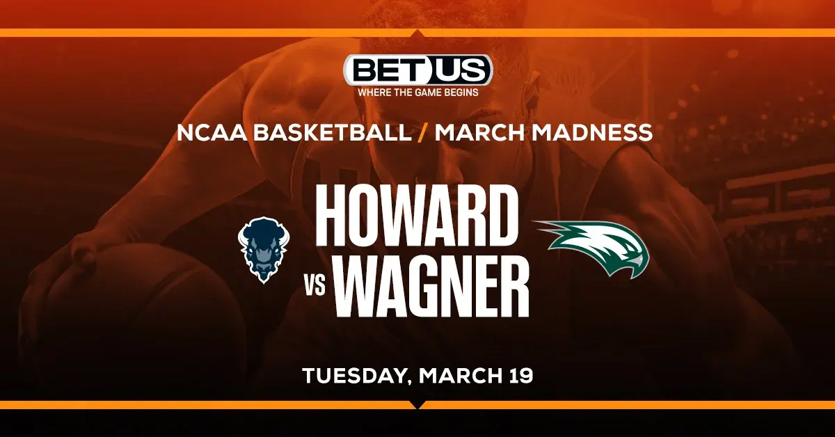 Howard vs Wagner Prediction and March Madness Odd First Four 3/19/2024