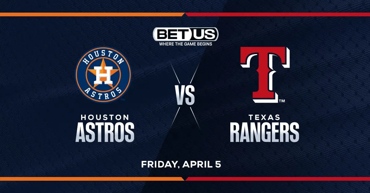 Astros vs Rangers Prediction, Odds and Player Prop Pick April 5