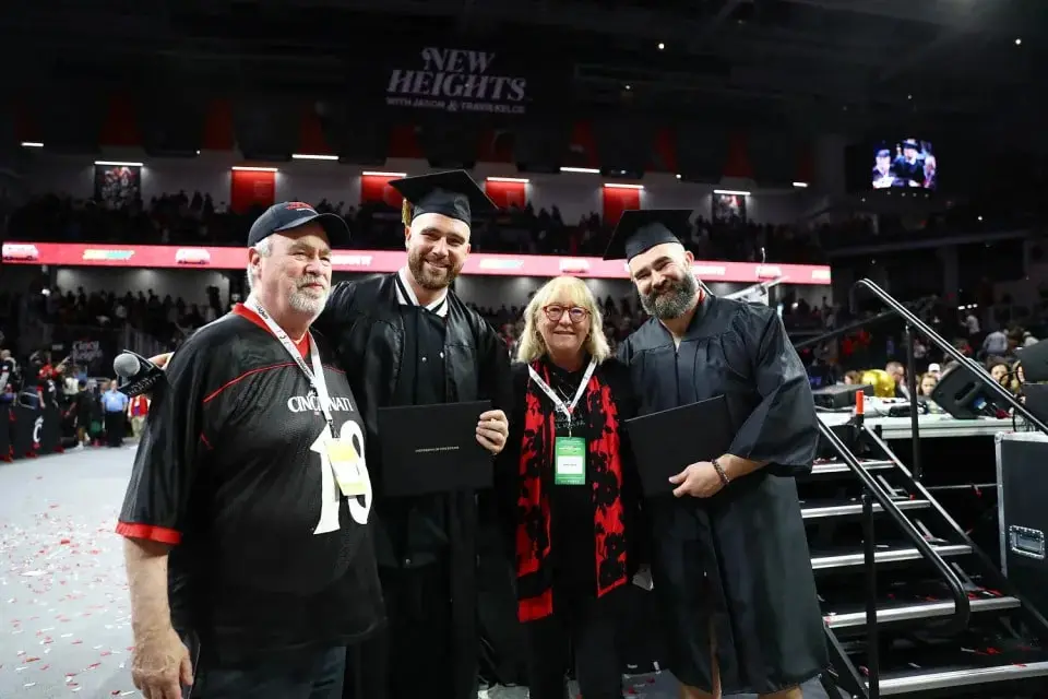 Jason and Travis Kelce Finally Received Their UC Diplomas