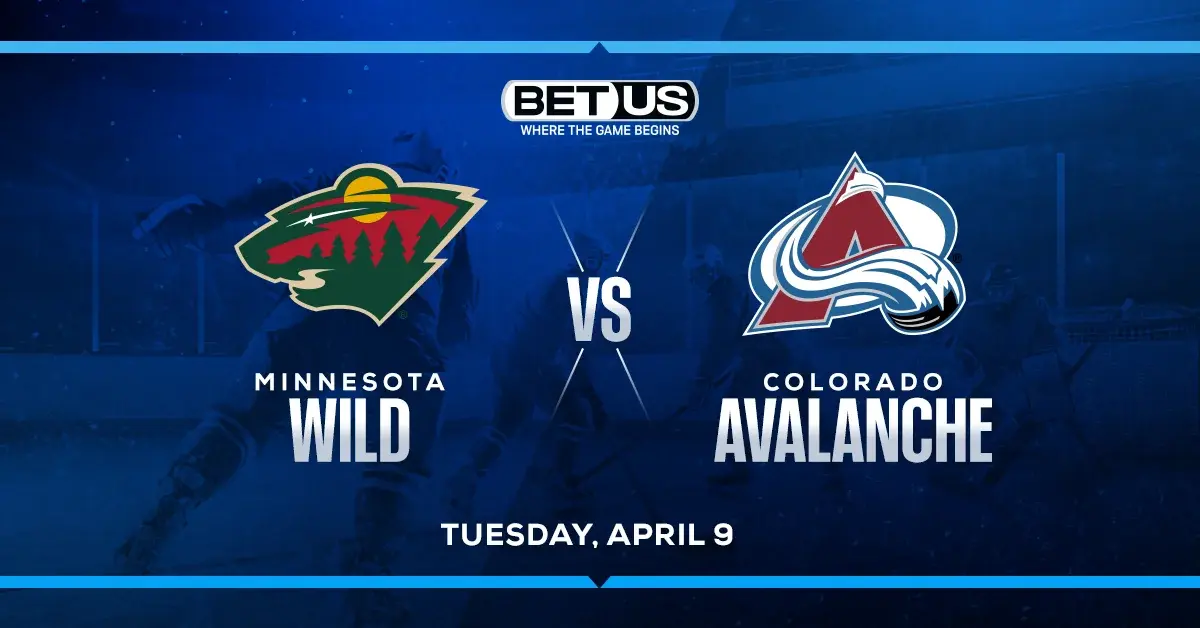 Wild vs Avalanche Prediction, Odds, Picks and Player Prop April 9